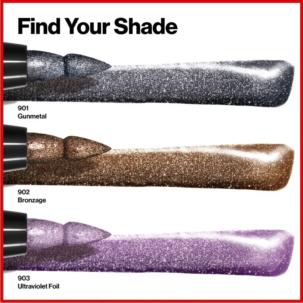 Revlon Chrome Ink Liquid Liner- 901 Gunmetal
